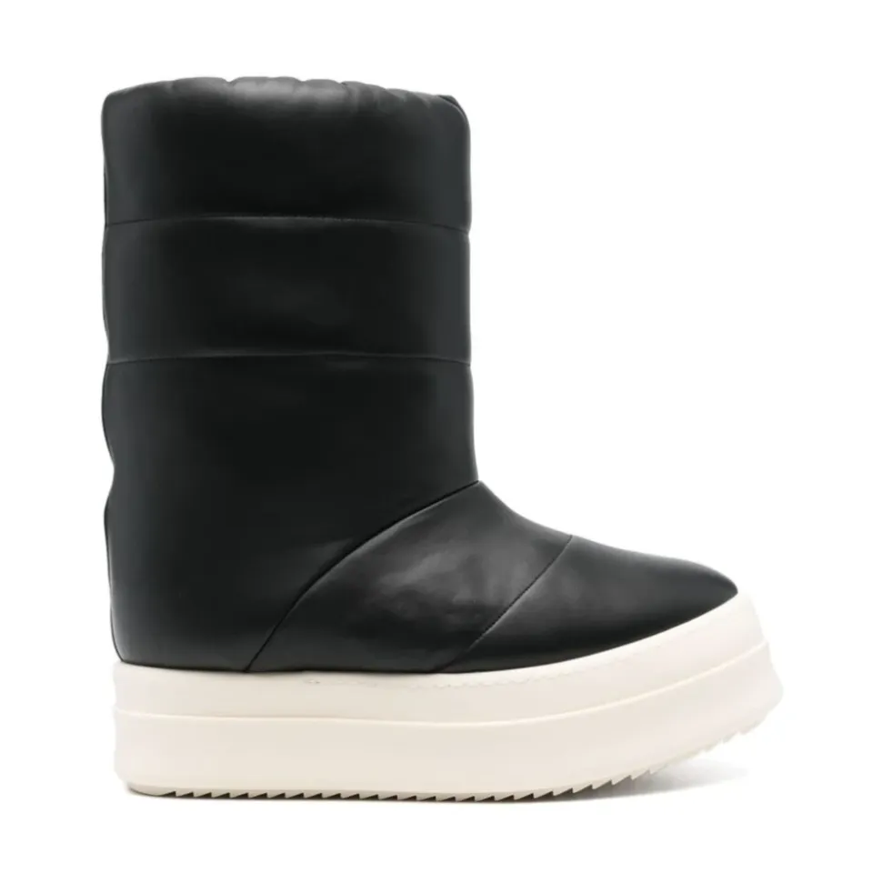 Quiltet Slip-On Sko med Tykk Såle