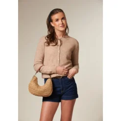 Raffia Skulderveske