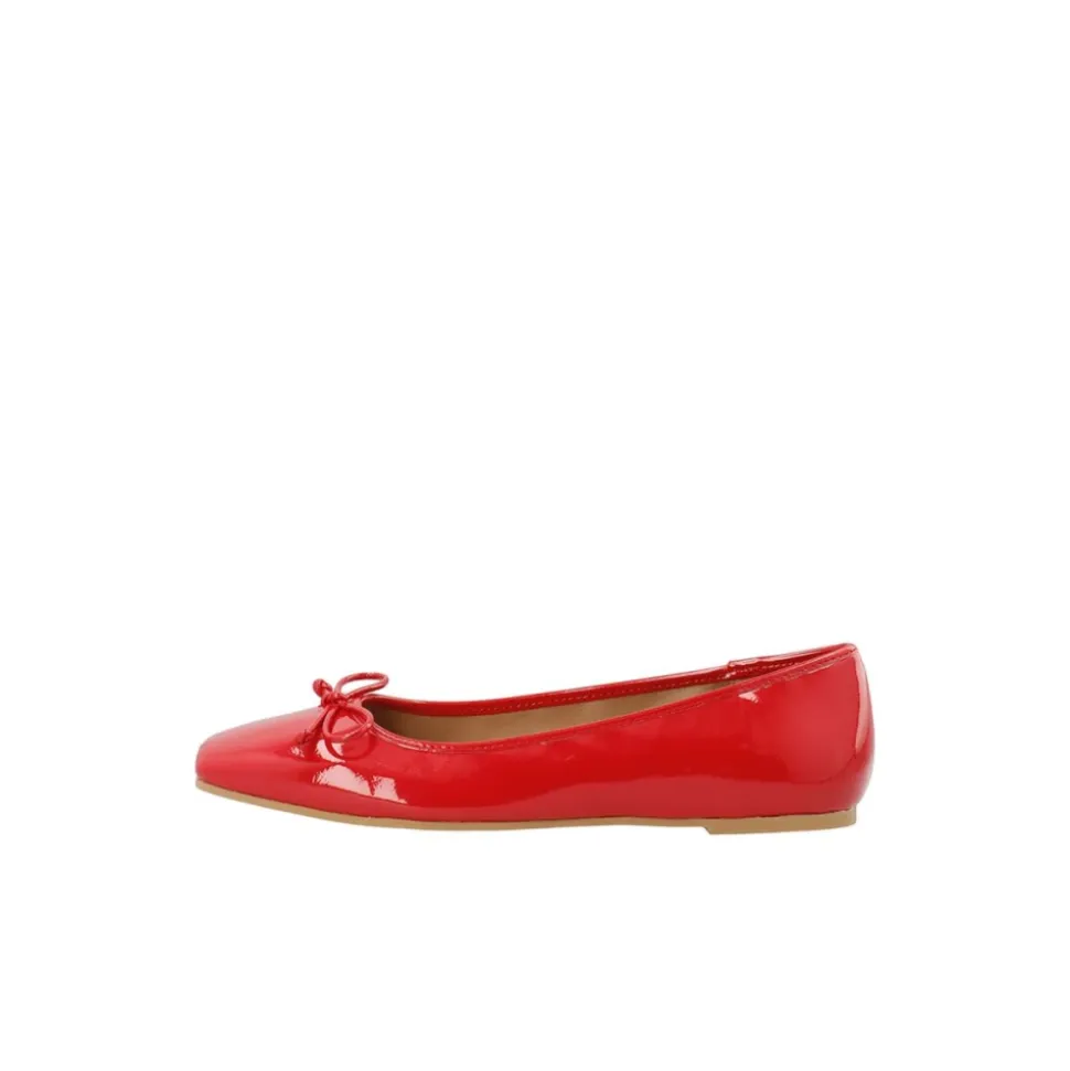Rød Bianco Rød Ballerina Sko Biarose Karre Ballet Flat Sko