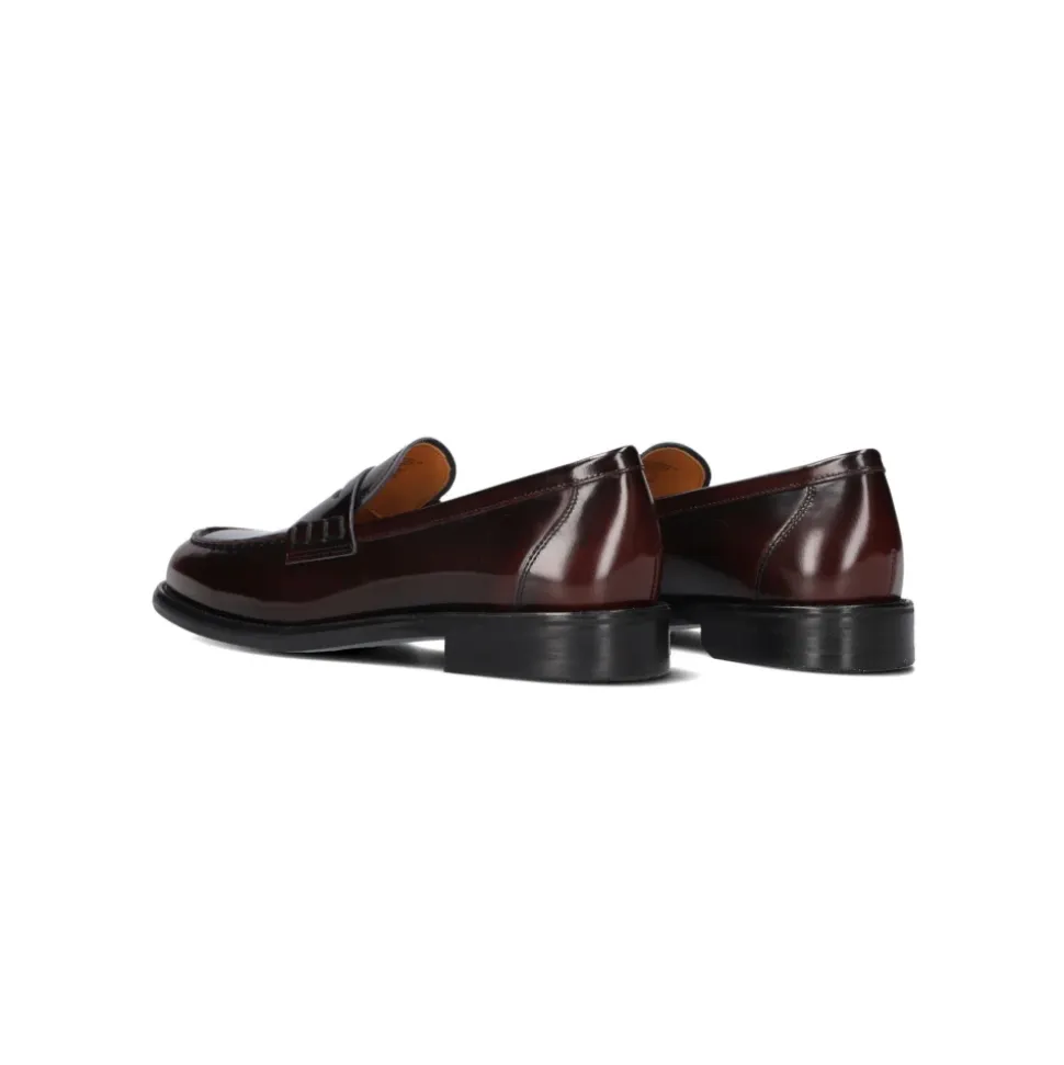 Røde Loafers LINN 004 Stilig Komfort