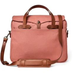 Robust Twill Leather Briefcase