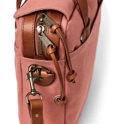 Robust Twill Leather Briefcase