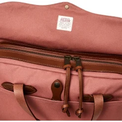 Robust Twill Leather Briefcase