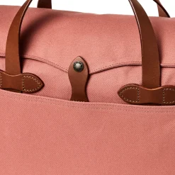 Robust Twill Leather Briefcase