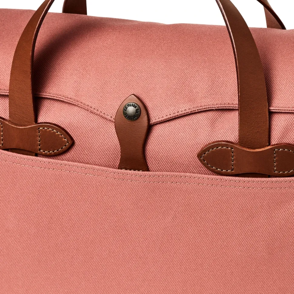 Robust Twill Leather Briefcase