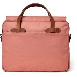 Robust Twill Leather Briefcase