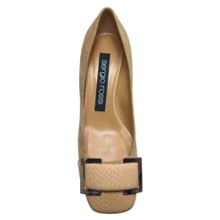 Sergio Rossi pumps i semsket skinn
