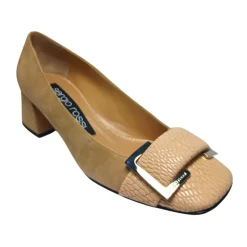Sergio Rossi pumps i semsket skinn