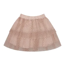 Skjørt i rosa og svart tyll
