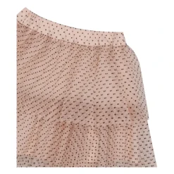 Skjørt i rosa og svart tyll