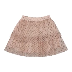 Skjørt i rosa og svart tyll
