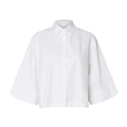 SLFESTER Relaxed 3/4 Cropped Shirt B