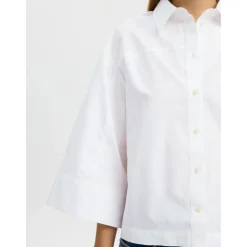 SLFESTER Relaxed 3/4 Cropped Shirt B