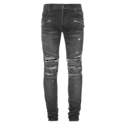Slim-fit bomullsjeans
