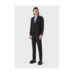 Slim Fit Enkeltradet Ull Dress