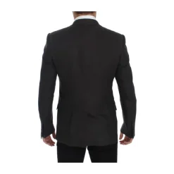 Slim Fit Lin Blazerjakke
