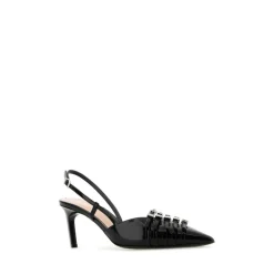 Slingback Pumps med Spiss Tå
