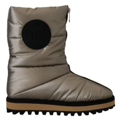 Sølv Vinter Mid Calf Støvler