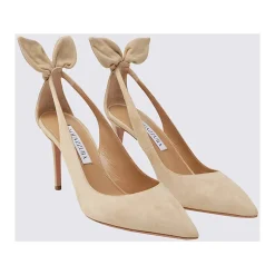 Sløyfe Semskede Pumps med Stiletto Hæl