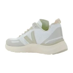 Sneakers med kontrastpaneler og snøring