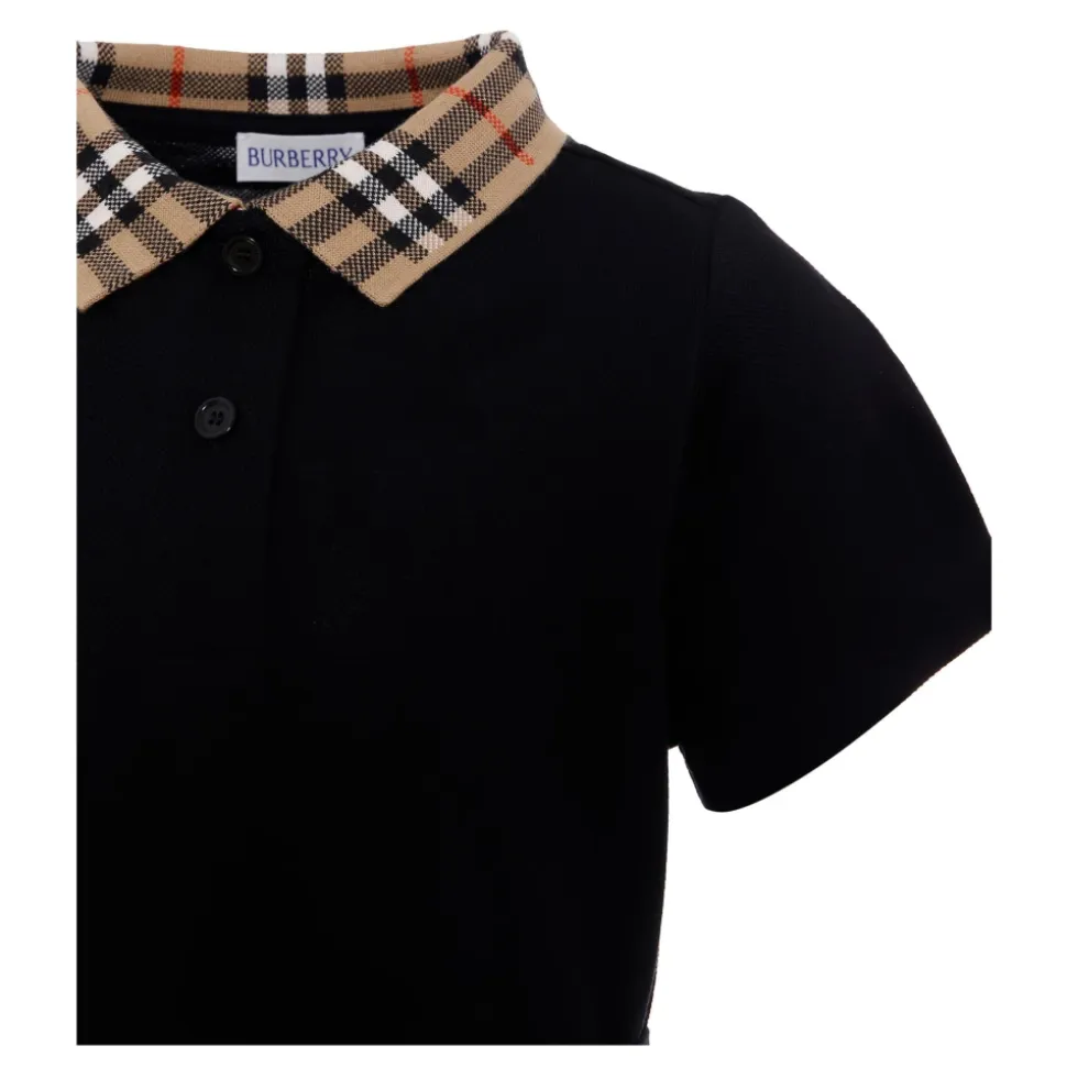 Sort Kortermet Casual Kjole