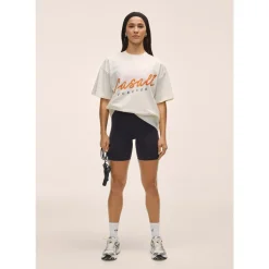 Sort Regular Waist Biker Shorts