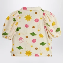 Space AOP Muslin SS Bouse