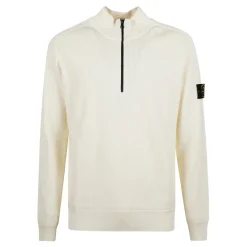 Stone Island Sweaters White