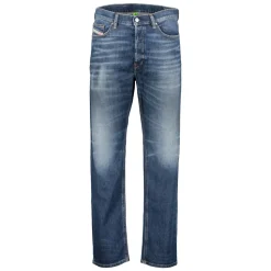 Straight Jeans med Kontrastsøm