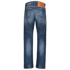 Straight Jeans med Kontrastsøm