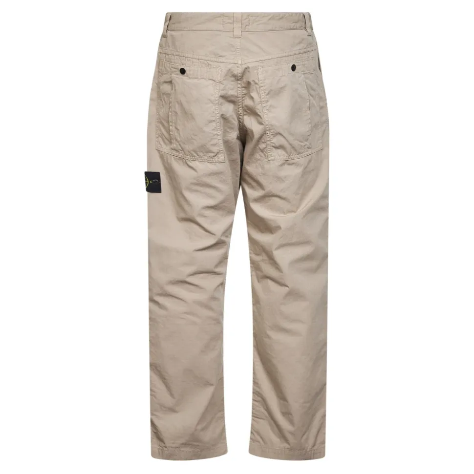 Straight-Leg Cotton Ripstop Trousers