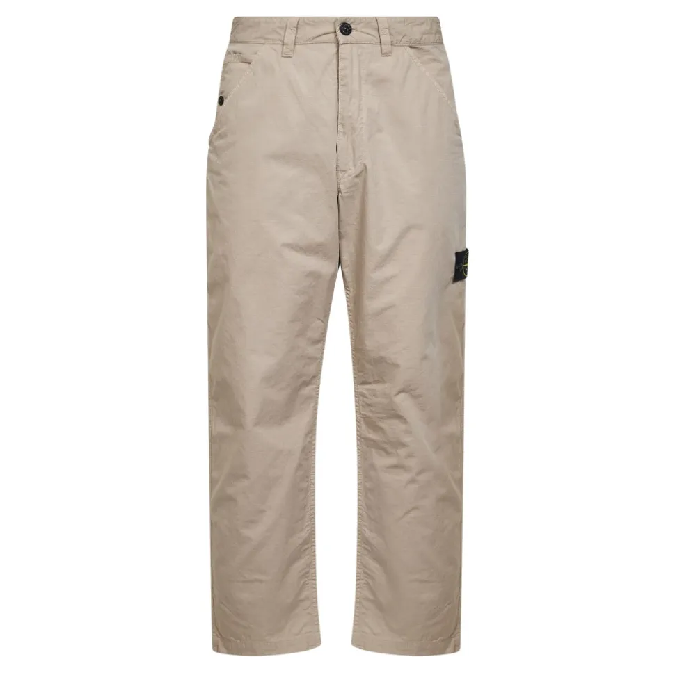 Straight-Leg Cotton Ripstop Trousers