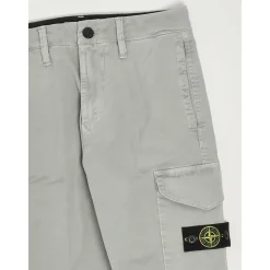 Stretch Cotton Cargo Trousers