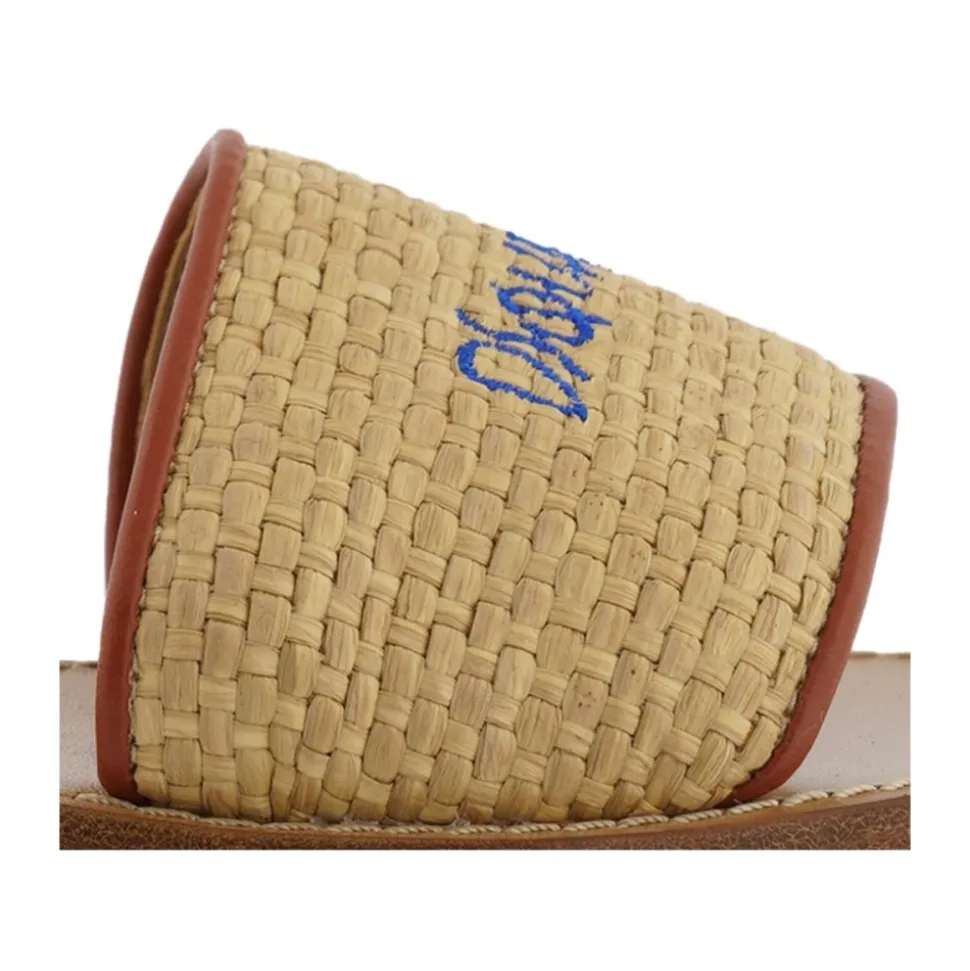 Summer Lovers Raffia Flat Sandals