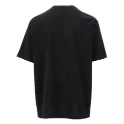 Svart bomulls T-skjorte