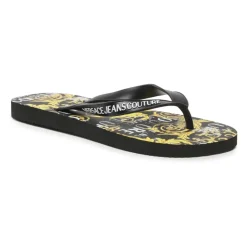 Svarte Flip Flops Stilig Modell