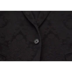 Svart Floral Brocade 2-delt MARTINI-dress