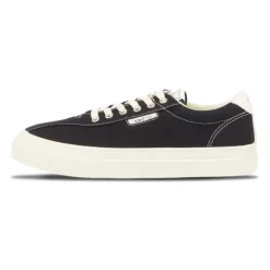 Svart Lerretskopp Sneakers Stilig Design