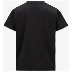 Svart Logo T-skjorte for gutter