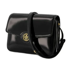 Svart Lær Robinson Hobo Bag