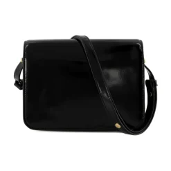 Svart Lær Robinson Hobo Bag