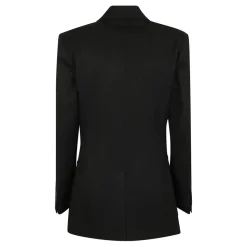 Svart Patch Pocket Jakke
