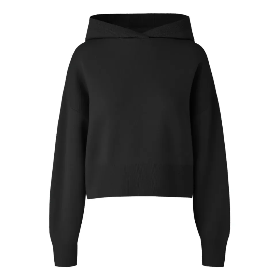Svart Ull Holton Hoody Jakke