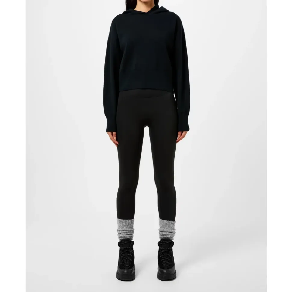 Svart Ull Holton Hoody Jakke