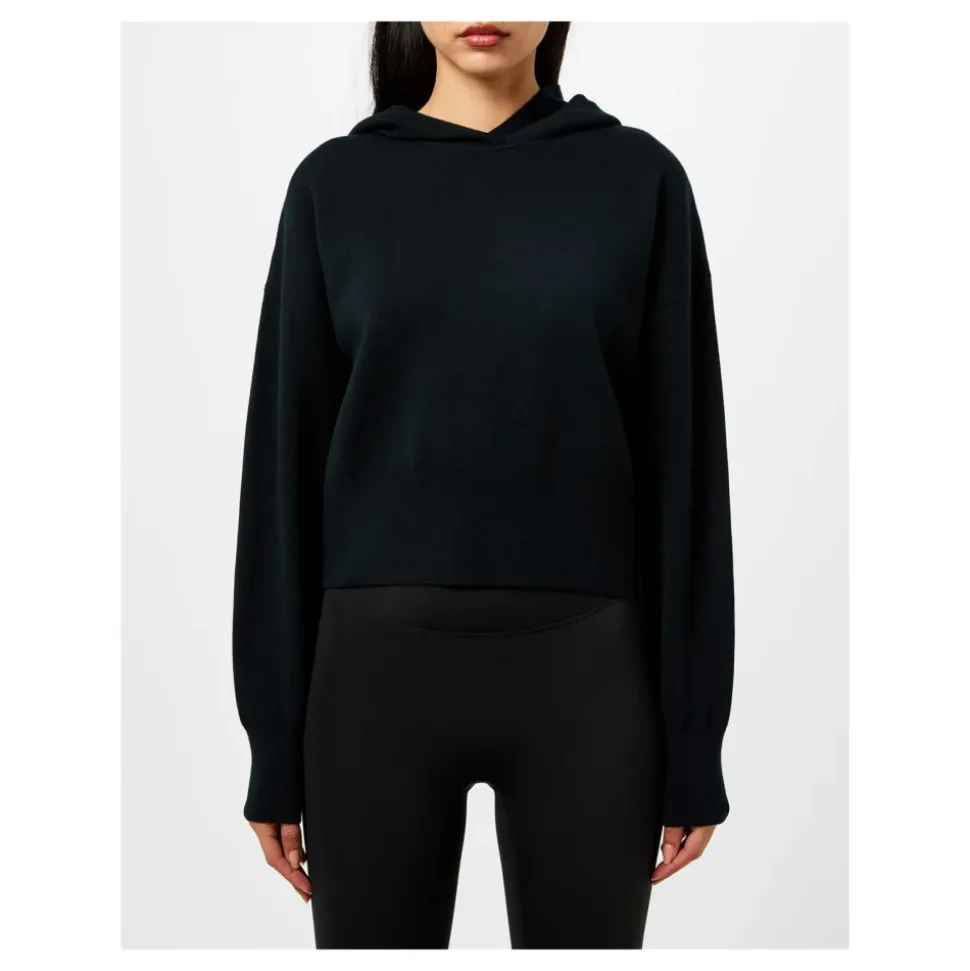 Svart Ull Holton Hoody Jakke