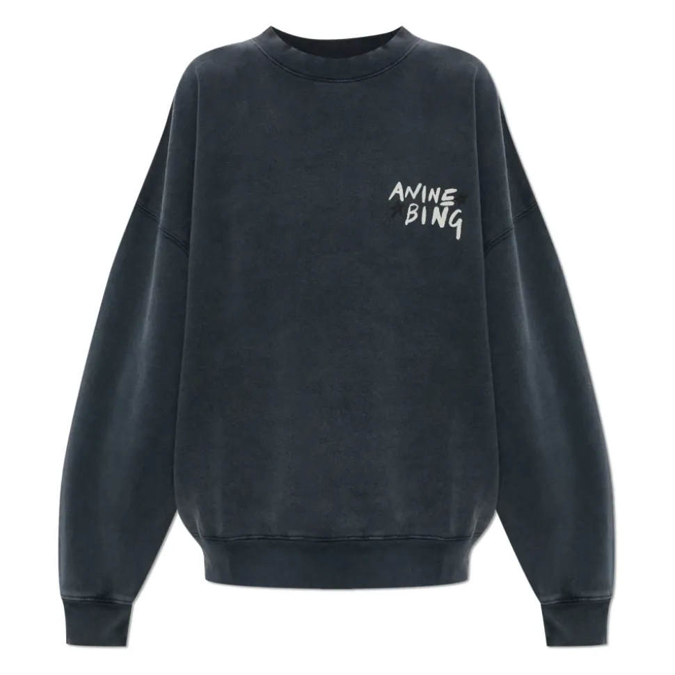 Sweatshirt med logo