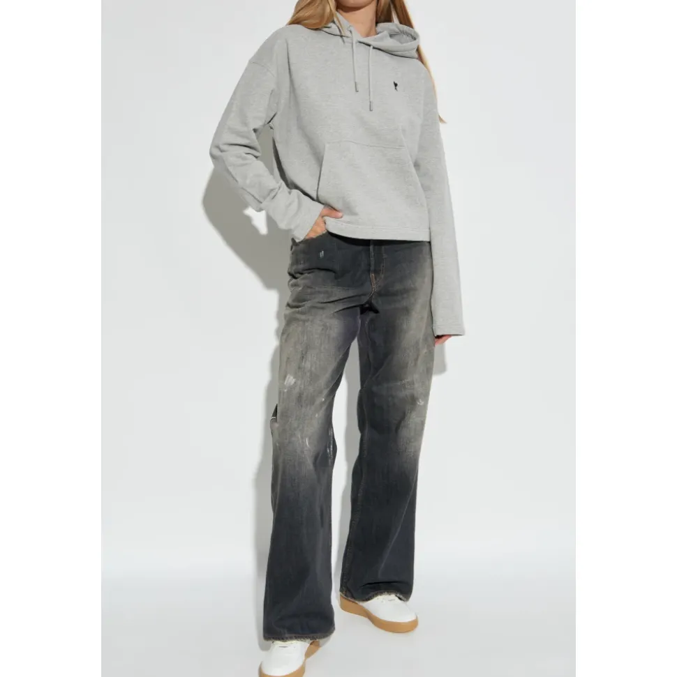 Sweatshirt med logo