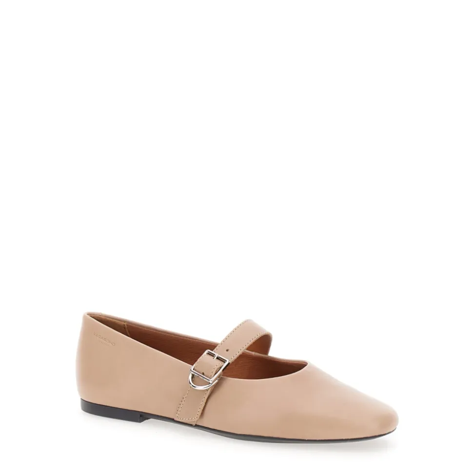 Taupe Flate Sko JOLIN Beige