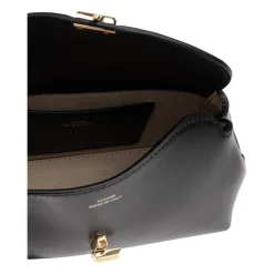 T-Lock Mini Leather Clutch