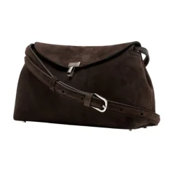 T-Lock Suede Clutch